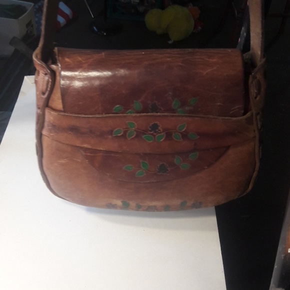 handmade Handbags - Vintage 60s hippie purse